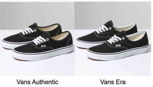 Vans Era vs Vans Authentic