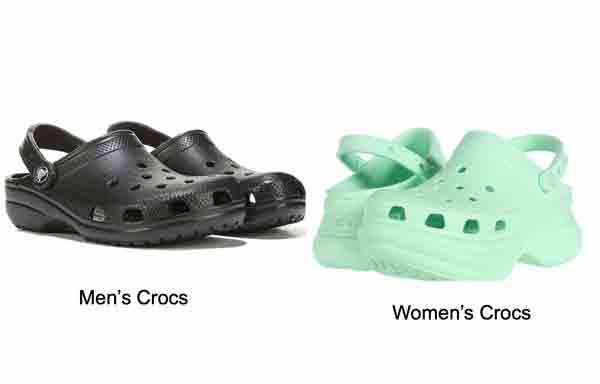 Are Men’s Crocs Wider Than Women’s | Footted