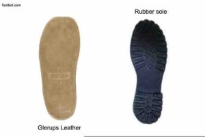 Glerups Leather vs Rubber Soles