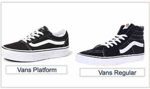 Vans Platform vs Regular
