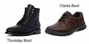 Thursday Boots vs Clarks