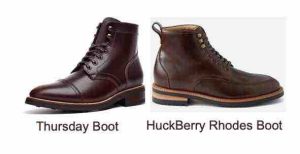 Thursday Boots vs Huckberry Rhodes